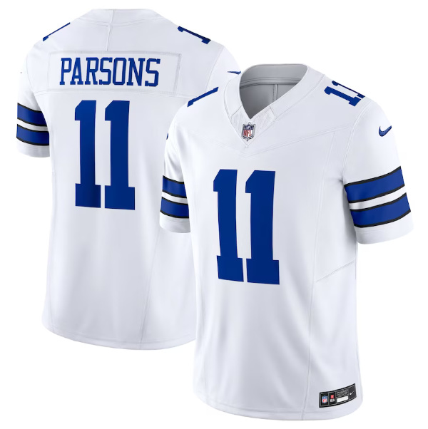 Youth Dallas Cowboys #11 Micah Parsons White 2023 F.U.S.E. Limited Stitched Football Jersey